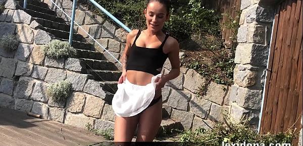  Fully Clothed Pissing In My Back Garden - Lexi Dona
